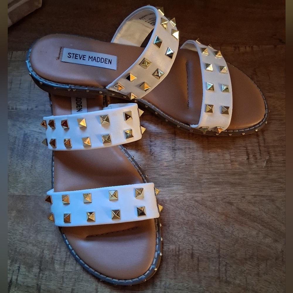 Steve Madden Double Studded Strap Sandals